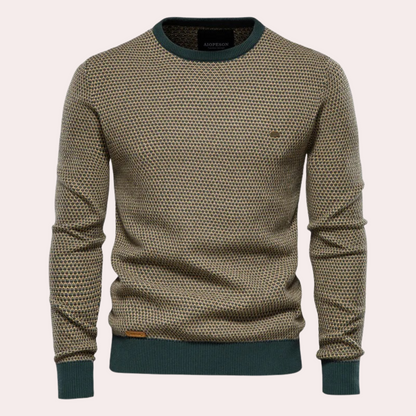 Pull tricoté homme Col rond Coupe moderne