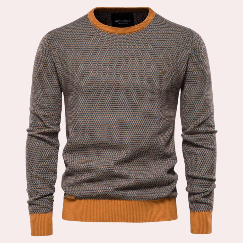 Pull tricoté homme Col rond Coupe moderne