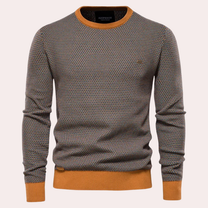 Pull tricoté homme Col rond Coupe moderne
