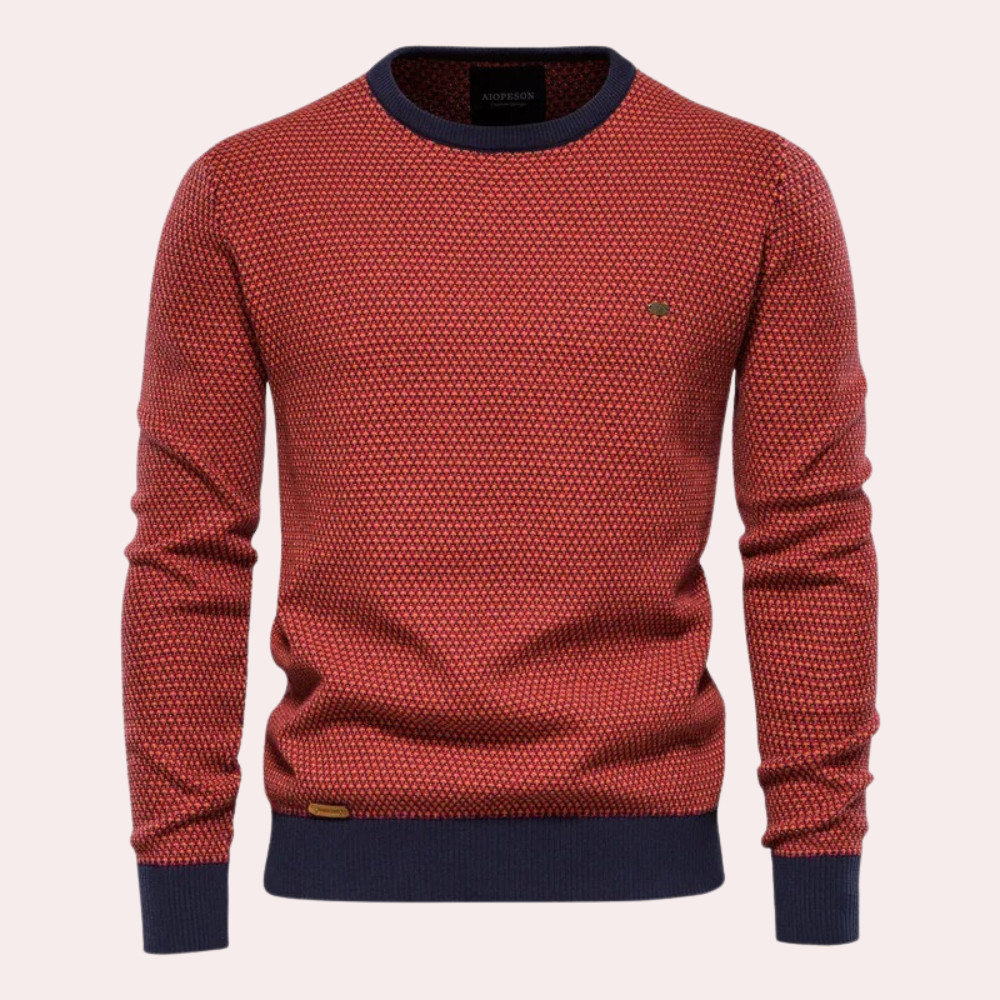 Pull tricoté homme Col rond Coupe moderne
