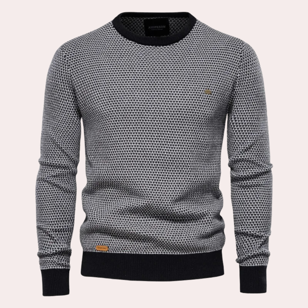 Pull tricoté homme Col rond Coupe moderne