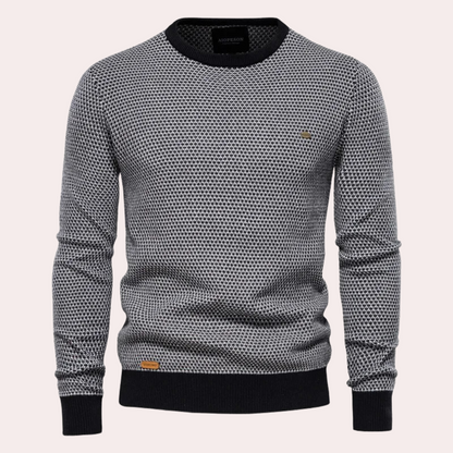 Pull tricoté homme Col rond Coupe moderne