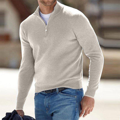 Pull-over zippé pour homme