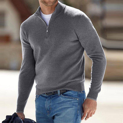 Pull-over zippé pour homme