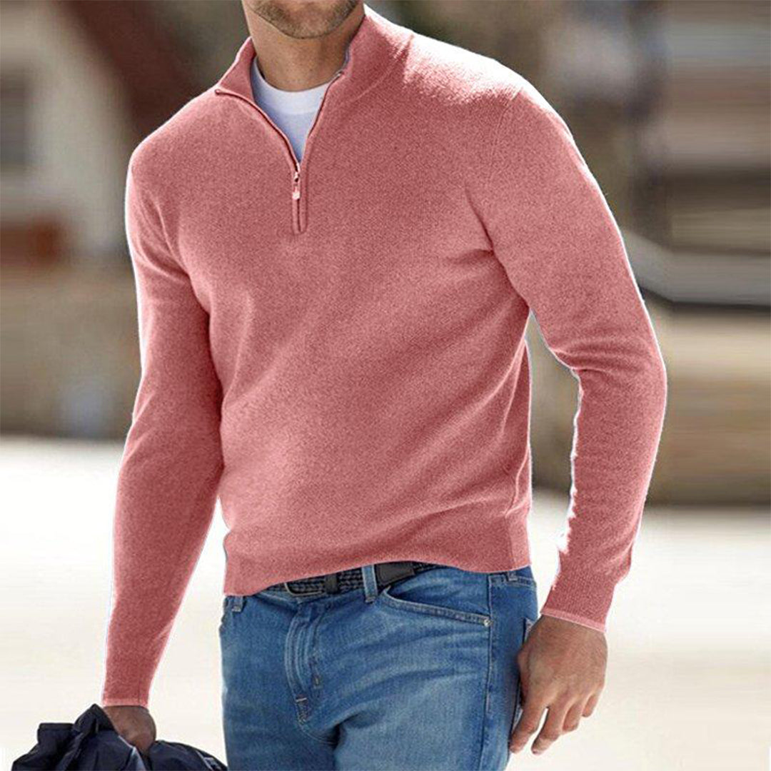 Pull-over zippé pour homme