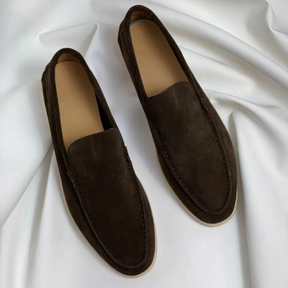 Mocassins pour hommes aspect daim confortables