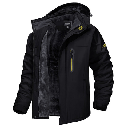 Veste coupe-vent doublée polaire pour hommes