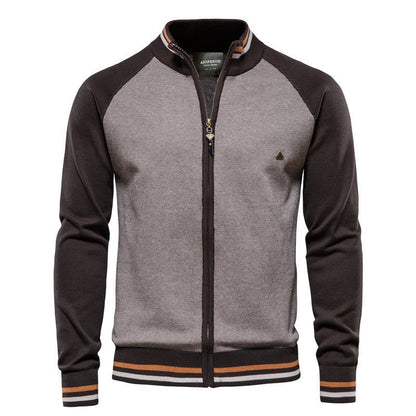 Veste d'été légère pour homme avec fermeture éclair