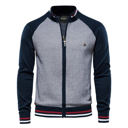 Veste d'été légère pour homme avec fermeture éclair