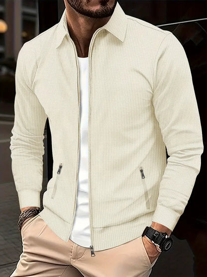Herren Sweatjacke mit Reißverschluss und Taschen - IdealeKleiden