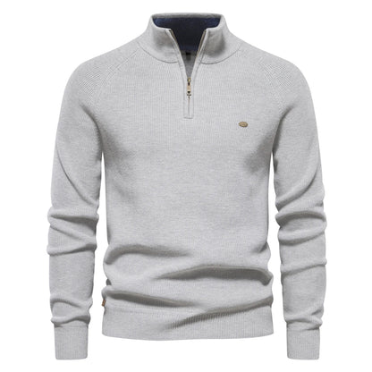 Sweat-shirt homme manches longues zip