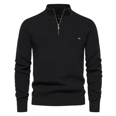 Sweat-shirt homme manches longues zip