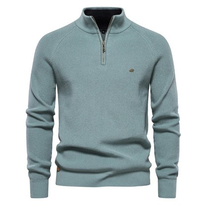 Sweat-shirt homme manches longues zip