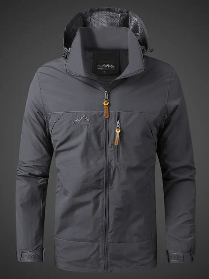 Veste outdoor imperméable à capuche pour homme