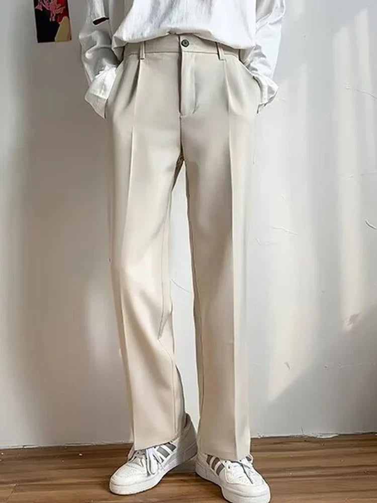 Pantalon élégant long slim fit pour femme
