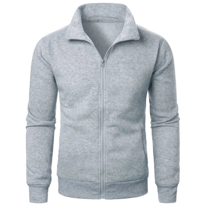 Pulls de sport pour hommes, col montant décontracté