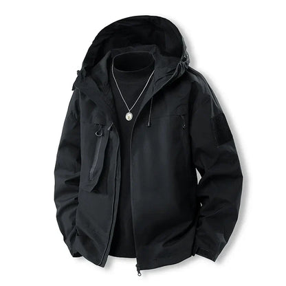 Manteau de randonnée femme à capuche imperméable
