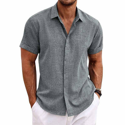 Chemise Homme Manches Courtes Décontractée