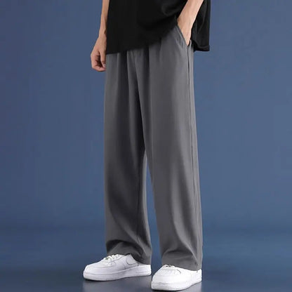 Pantalon Homme Confortable Coupe Droite Ample Jogger
