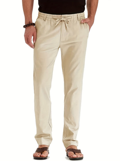 Pantalon Chino Homme Slim Fit en Coton Élastique