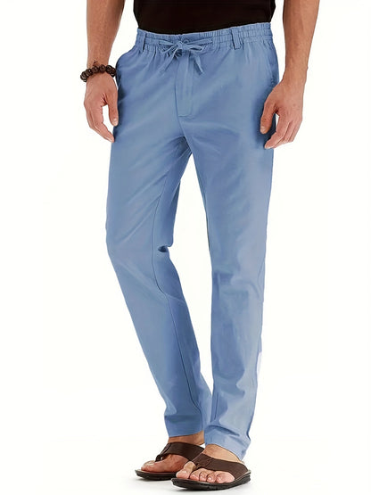 Pantalon Chino Homme Slim Fit en Coton Élastique