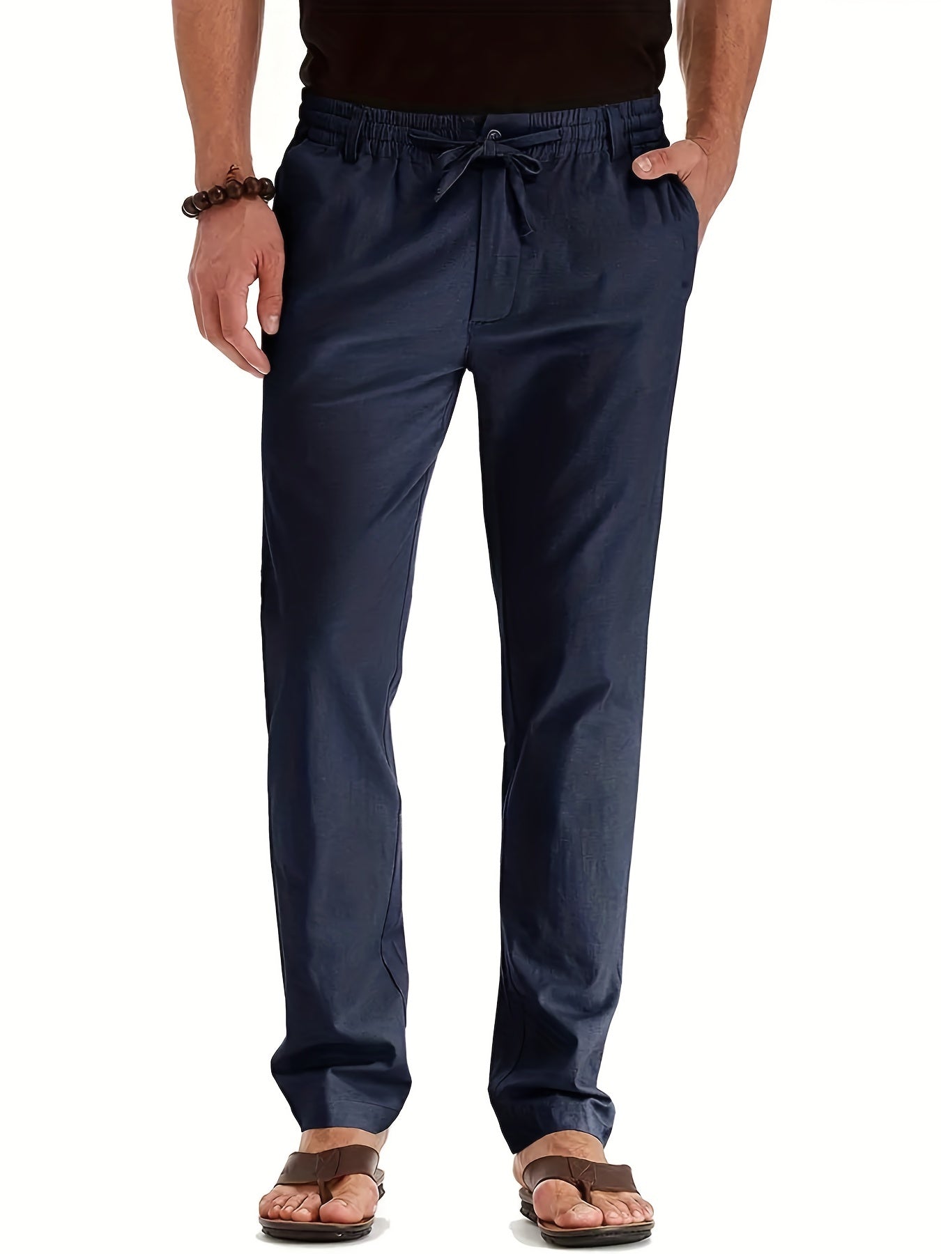 Pantalon Chino Homme Slim Fit en Coton Élastique