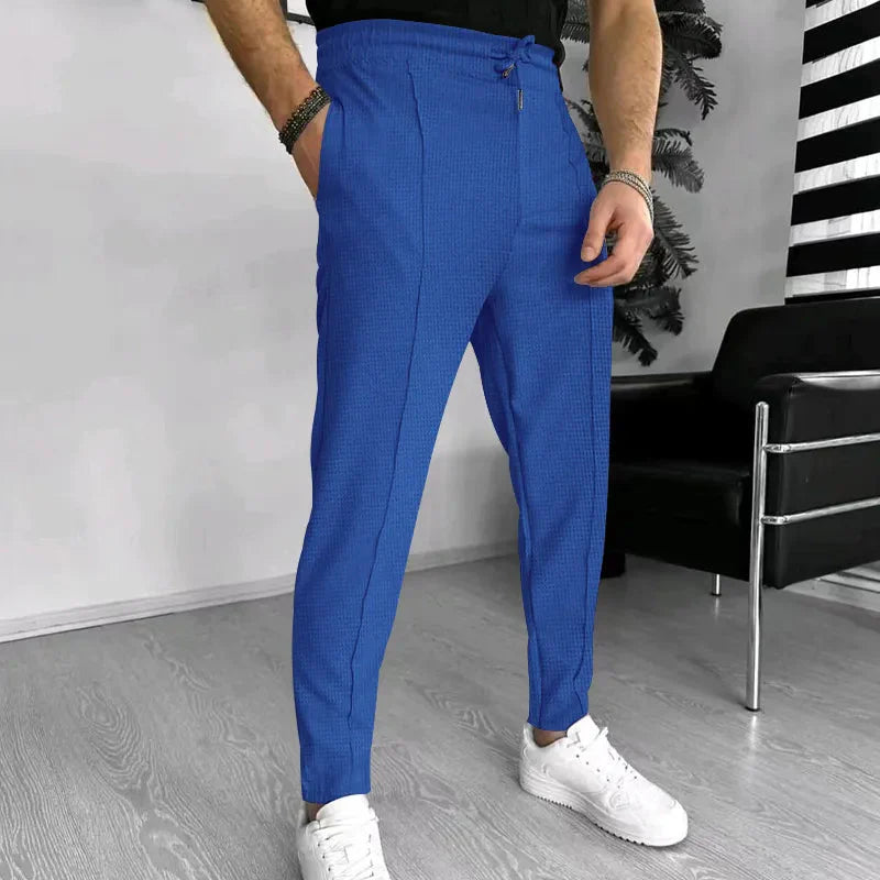Pantalon de jogging homme élastique coupe slim confortable