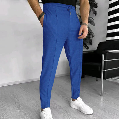 Pantalon de jogging homme élastique coupe slim confortable