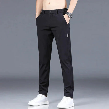 Pantalon décontracté homme élastique slim