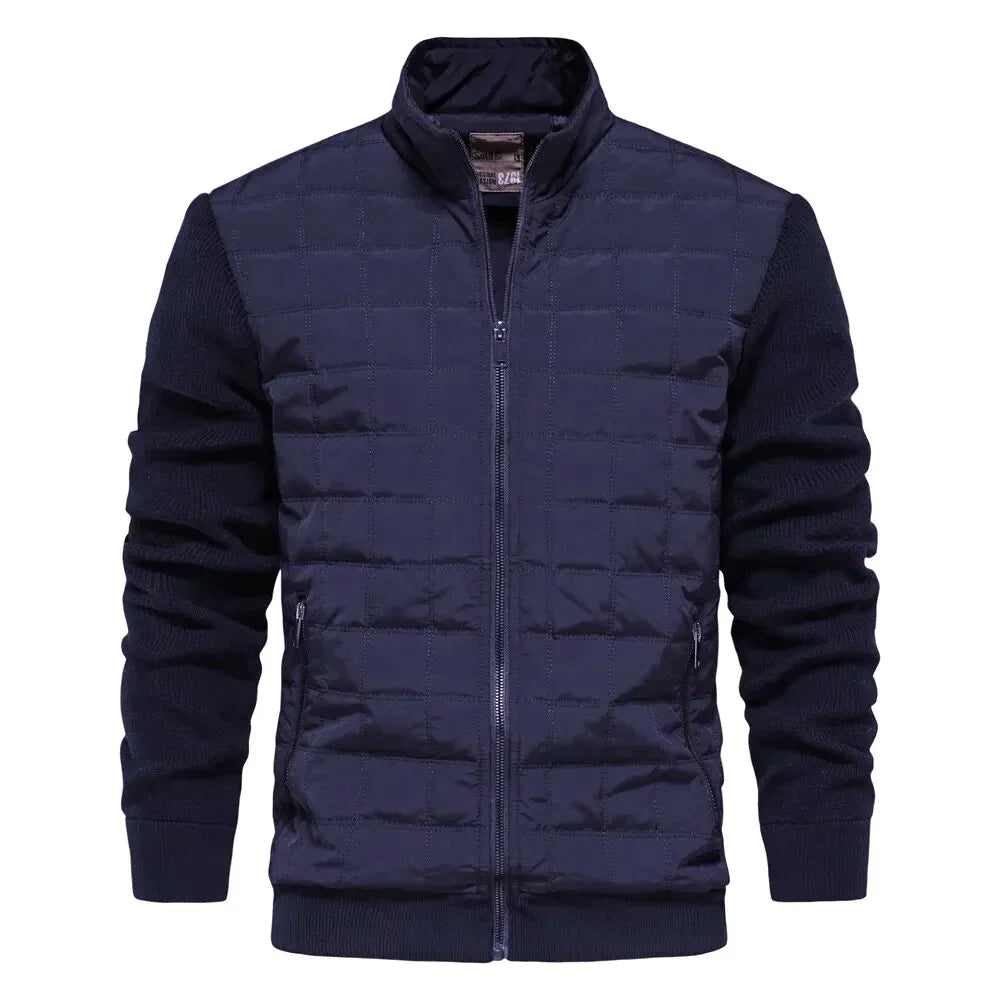 Doudoune matelassée zippée sportive pour homme