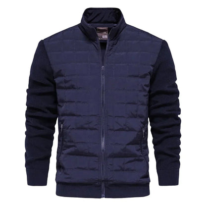 Doudoune matelassée zippée sportive pour homme