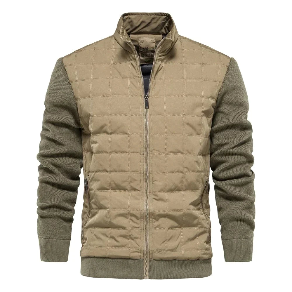 Doudoune matelassée zippée sportive pour homme