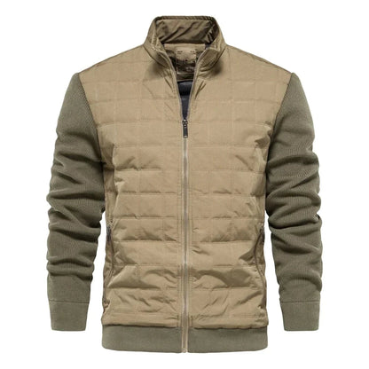 Doudoune matelassée zippée sportive pour homme