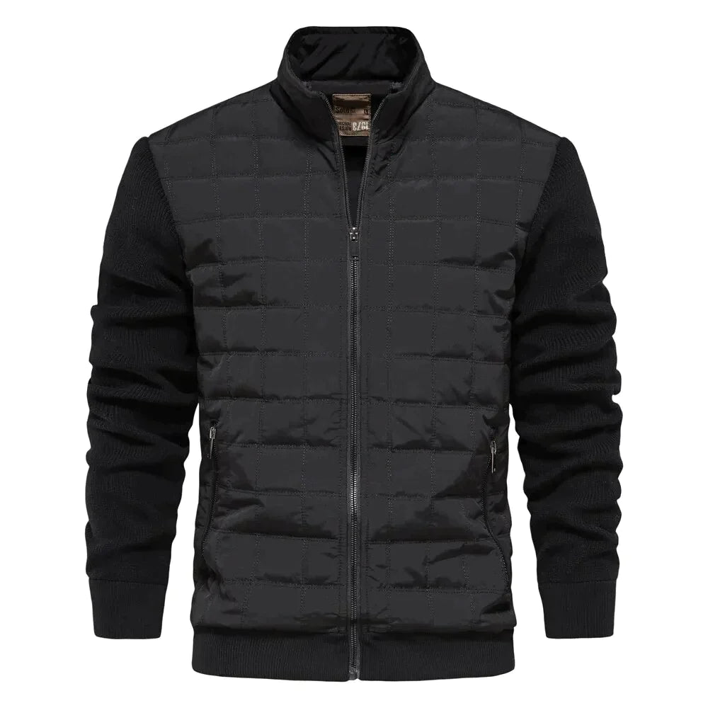 Doudoune matelassée zippée sportive pour homme