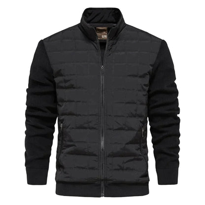Doudoune matelassée zippée sportive pour homme