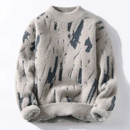 Pull tricoté homme Chaud Moelleux Hiver