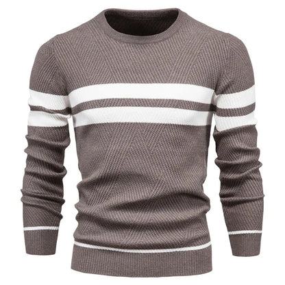 Pull pour homme col rond en maille moderne