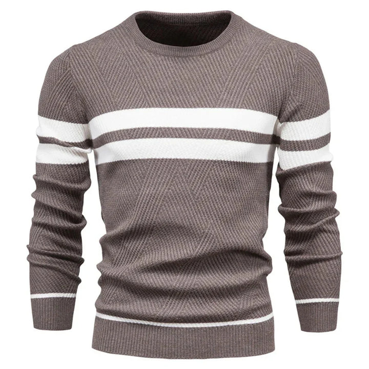 Pull pour homme col rond en maille moderne