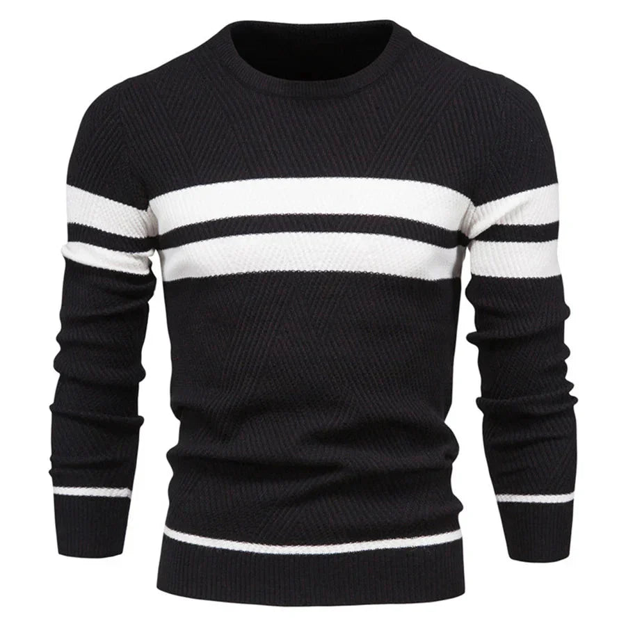 Pull pour homme col rond en maille moderne