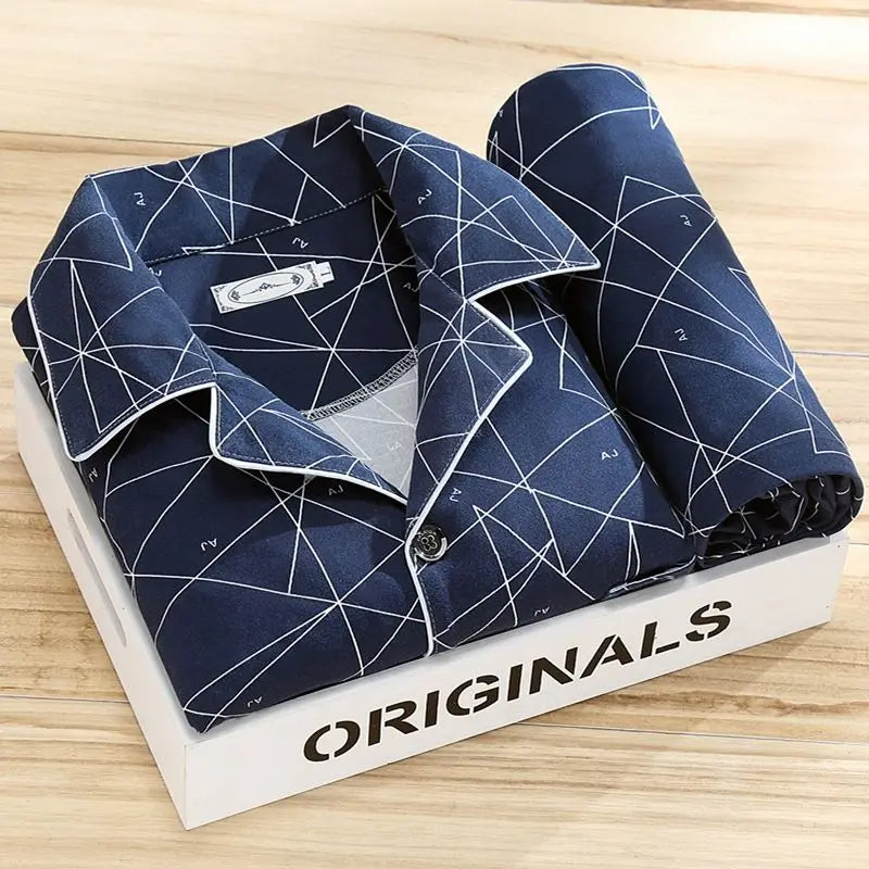 Pyjama Homme Manches Longues Confortable