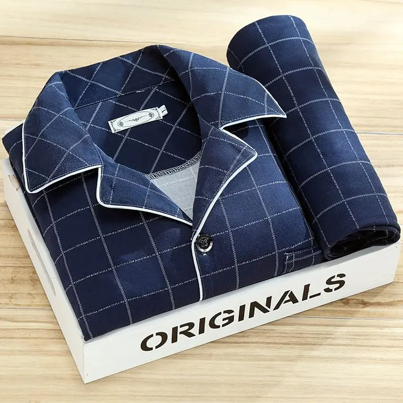 Pyjama Homme Manches Longues Confortable