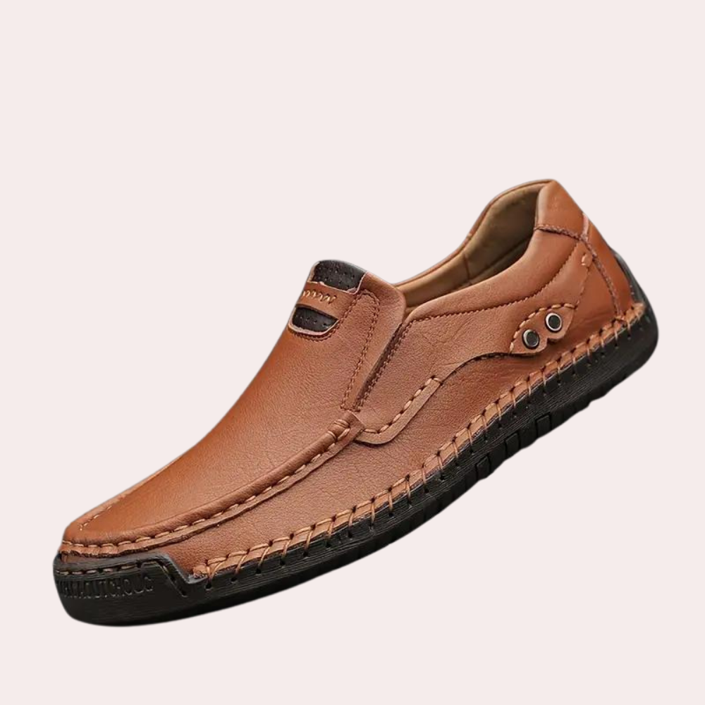 Mocassins en cuir confortables pour hommes