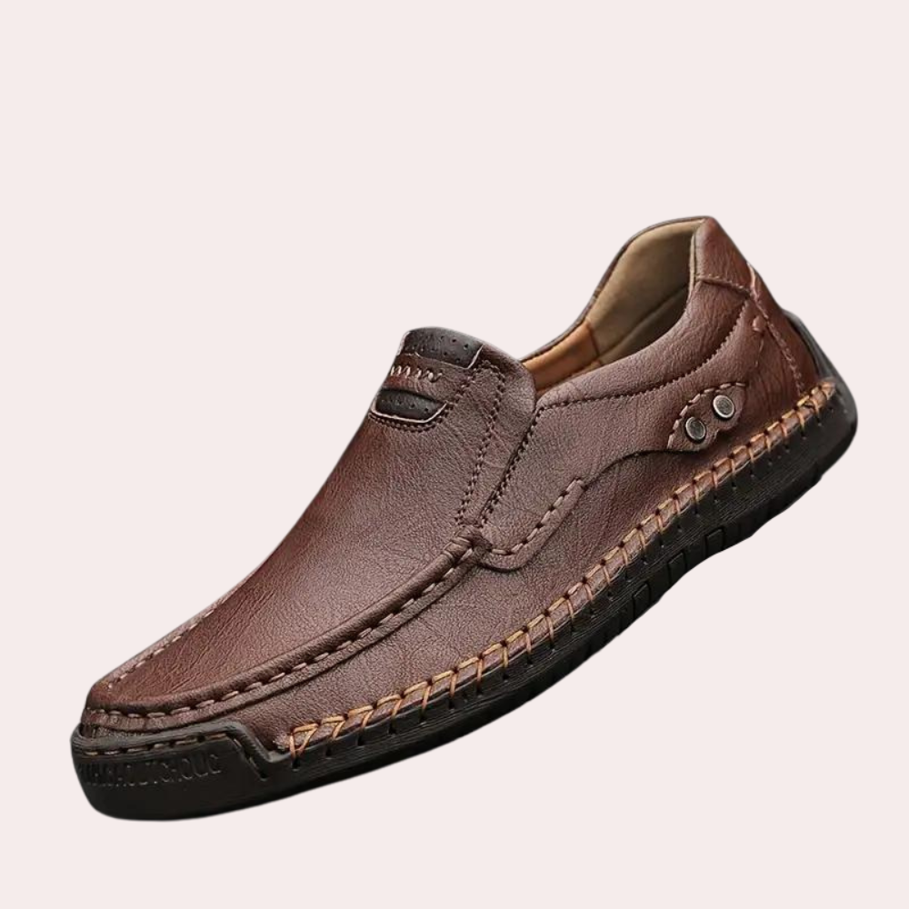 Mocassins en cuir confortables pour hommes