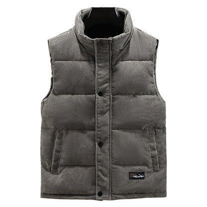Bodywarmer matelassé sans manches pour homme