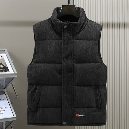 Bodywarmer matelassé sans manches pour homme