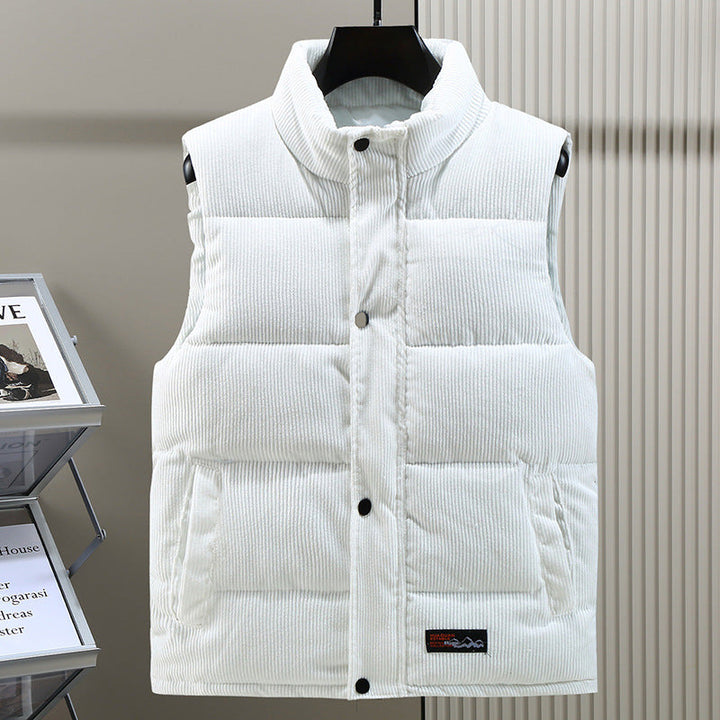 Bodywarmer matelassé sans manches pour homme