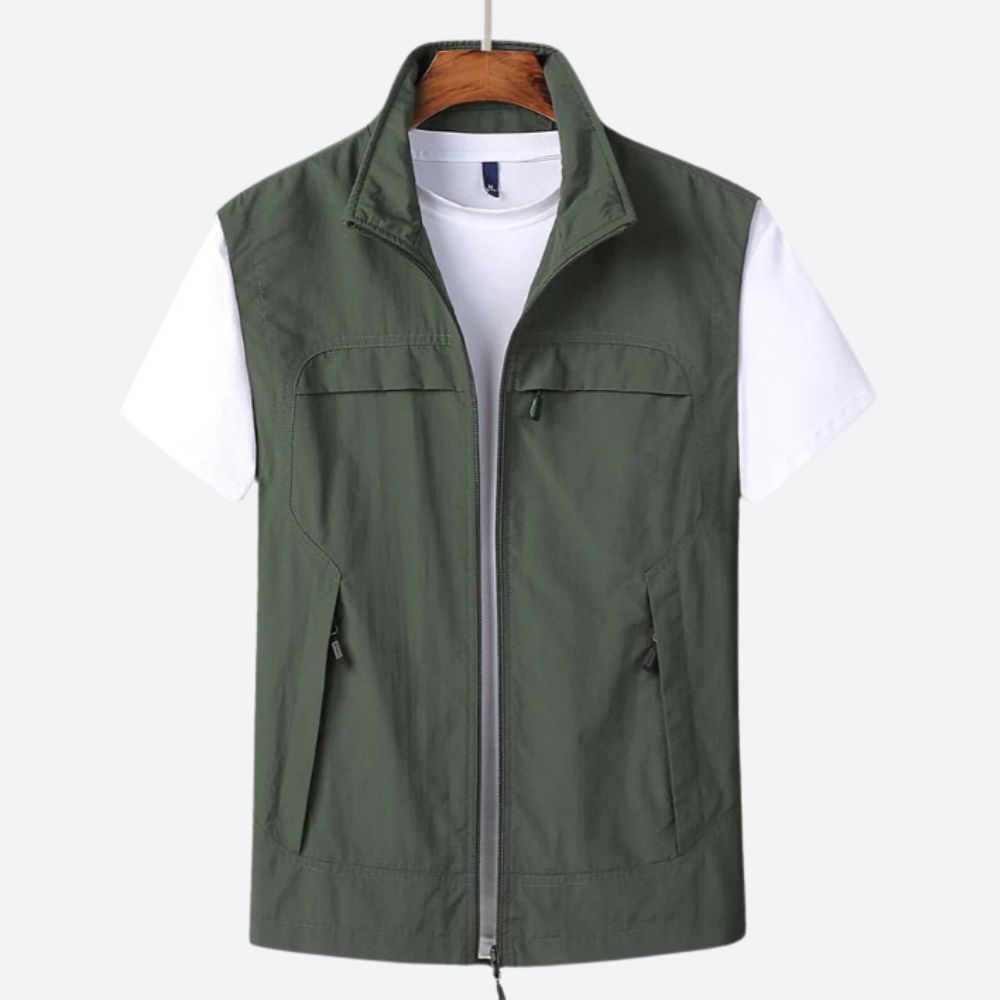 Gilet Homme Léger Sans Manches Sportif