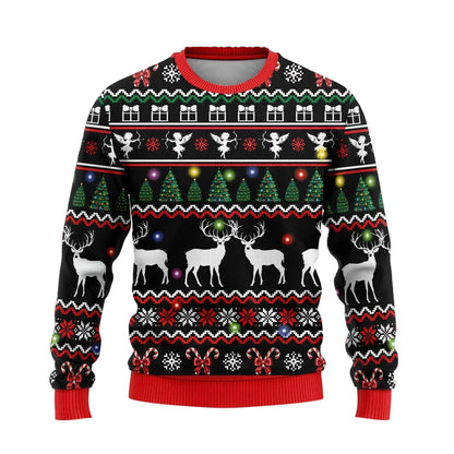 Pull de Noël Cerf Chaud & Douillet
