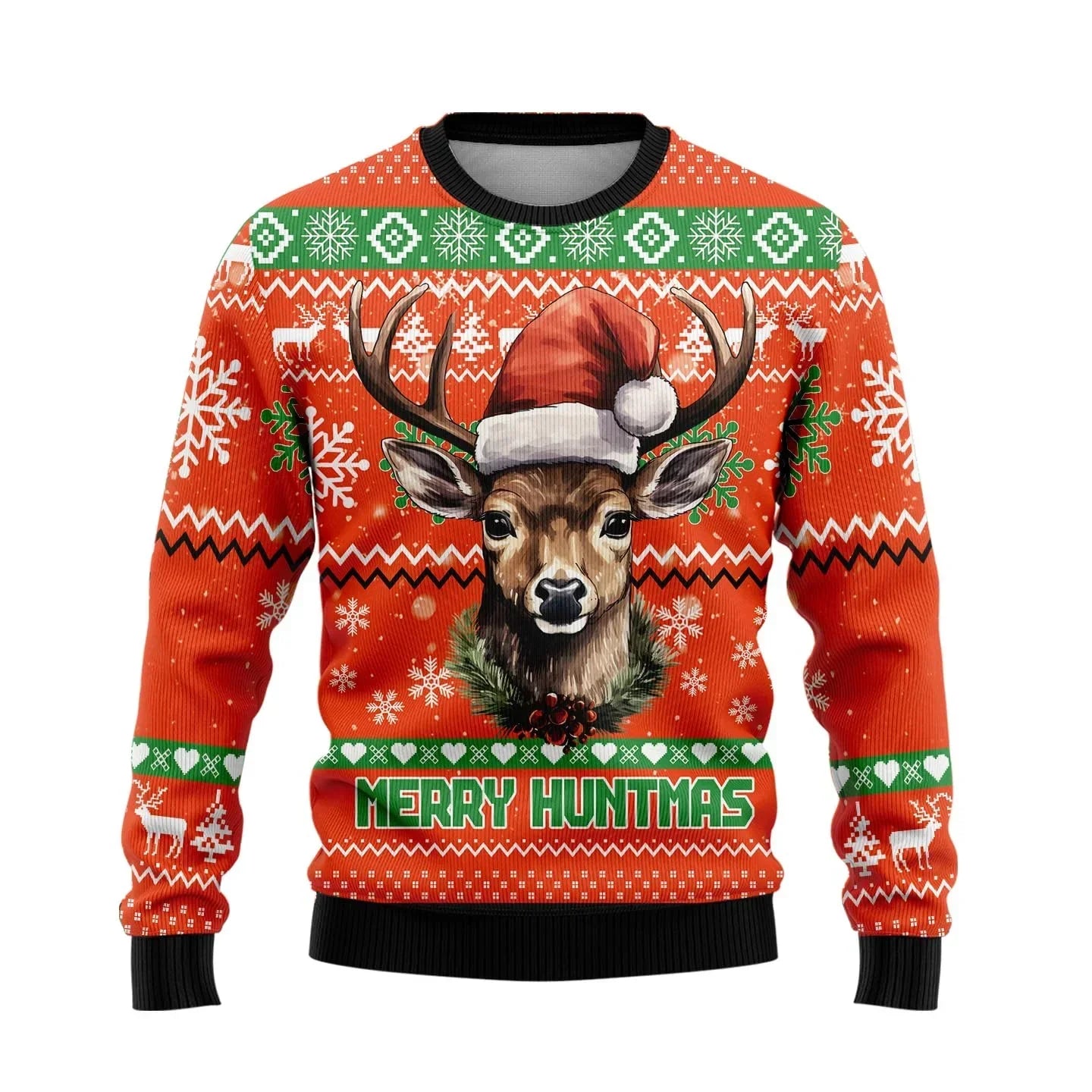 Pull de Noël Cerf Chaud & Douillet