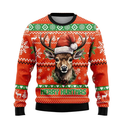 Pull de Noël Cerf Chaud & Douillet
